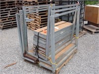 Qty Of (6) Heavy Duty Metal Shelving Units