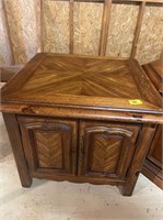 Wooden vintage solid wood side table