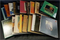 Box sets of Vintage Record Albums. Box