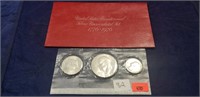 Set Of (3) U.S. Bicentennial Silver Uncirculated
