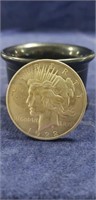 (1) 1922 Peace Silver One Dollar Coin