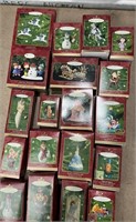 Lot of Hallmark Christmas ornaments