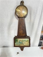 Antique Gilbert Banjo Clock, 1807 printed on