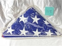 USA  Flag - Folded - with Plastic Cover