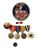 VTG MILITARY RIBBONS & BUTTONS