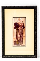 Marlene Dietrich - Autographed Risque Photo Framed