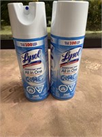 Lysol Disinfectant spray x 2 past exp