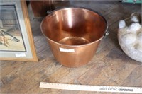 Copper pot 20 " d 12 " deep