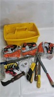 Tool Caddy Pipe Insulation rasps knifes chisel lot