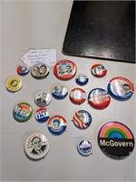 Collection of VTG Presidential Campaign Buttons
