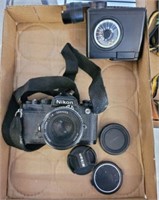 VINTAGE NIKON 35MM AND ACCESSORIES