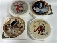 4 - Norman Rockwell Decorator Plates