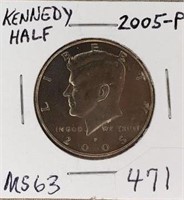 2005P Kennedy Half MS63