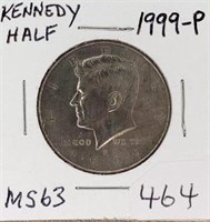 1999P Kennedy Half MS63