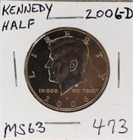 2006D Kennedy Half MS63