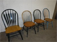4 Mixed Dining Room Chairs