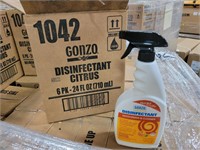 Gonzo Disinfectant Citrus  24 Fl Oz

6pack