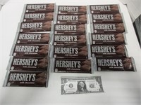 Box Hershey Chocolate Bars