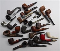 Lot of 25 Tobacco Smoking Pipes
