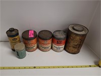 Vintage Metal Cans