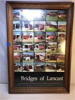 Framed Picture of Bridge of Lancaster, 24” 33 ½”