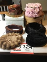 Assorted Hat and Hat Boxes