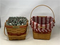 -2 Longaberger Christmas collections baskets 1
