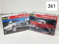 '64 Chevy & '97 Ford F-150 Pickup Model Kits