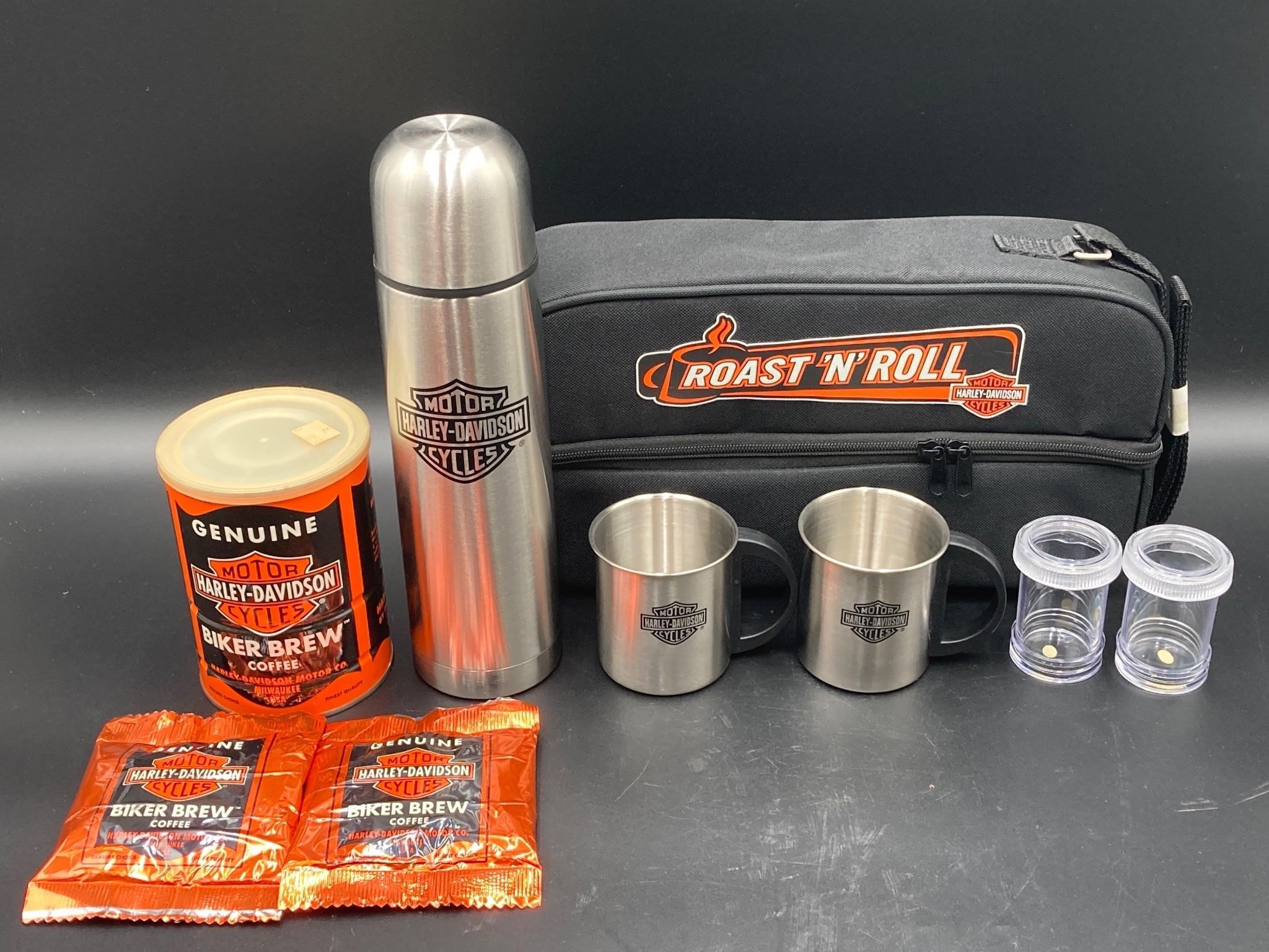 Harley-Davidson Roast N’ Roll Coffee & Thermos Set