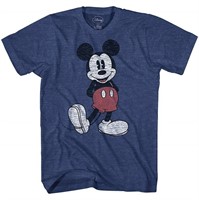 Disney Men's Full Size Mickey Mouse Distressed