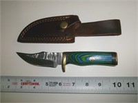 DAMASCUS TYPE BLADE HUNTING KNIFE