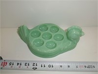 JADEITE CHICKEN EGG SERVER