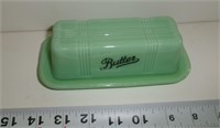 JADEITE BUTTER DISH