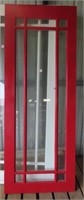 RED PANEL WINDOW/DOOR