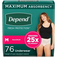 Depend Fresh Protection Adult Incontinence...