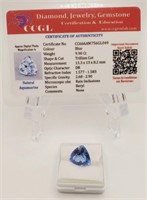 (KK) Natural Aquamarine - Trillion Cut - 9.90