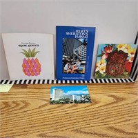 Hawaii Brochures, Postcard, and Menus 1981