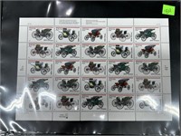 32C AUTOMOBILE STAMP SHEET SET