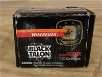 Winchester 40 S&W Black Talon Ammo - Full Box