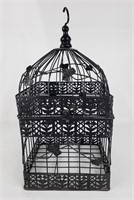 Bird Cage Black Metal Decorative