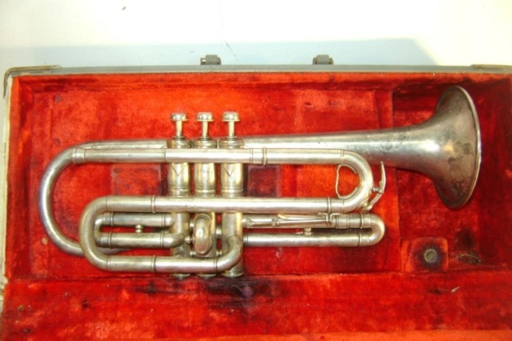 Trumpet in Red Case