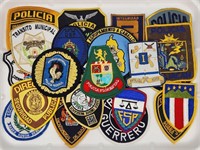 23) CENTRAL & SOUTH AMERICAN POLICE PATCHES - OBSO