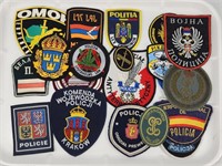 20) EUROPEAN POLICE PATCHES - OBSOLETE
