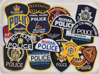 21) RAILROAD POLICE PATCHES - OBSOLETE