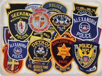 20) USA POLICE PATCHES - OBSOLETE