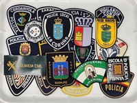20) SPAIN POLICE PATCHES - OBSOLETE