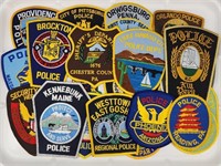 20) USA POLICE PATCHES - OBSOLETE