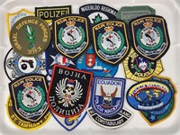 20) VARIOUS COUNTRY POLICE PATCHES - OBSOLETE