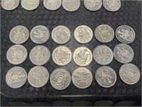 Canadian Silver Nickel Half Dollars