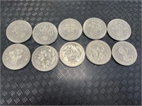 Canadian Silver Nickel Dollars
